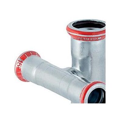 Geberit Rohrverbindungstechnik, Mapress C-Stahl Czwórnik 90st 22x15 (21506) (Pressverbindung) Geberit Rohrverbindungstechnik, Mapress C-Stahl Czwórnik 90st 22x15 (21506) (Pressverbindung)