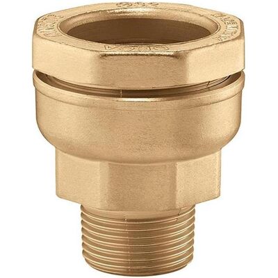 Caleffi, Zubehör Sanitärinstallation, Anschlussverschraubung 862 Messing, reduziert 50x1 1/4Zoll AG Caleffi, Zubehör Sanitärinstallation, Anschlussverschraubung 862 Messing, reduziert 50x1 1/4Zoll AG