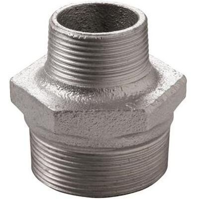 Atusa, Rohrverbindungstechnik, Temperguss Reduzierdoppelnippel Nr. 245 verzinkt 1"x3/4" (Doppelnippel) Atusa, Rohrverbindungstechnik, Temperguss Reduzierdoppelnippel Nr. 245 verzinkt 1"x3/4" (Doppelnippel)