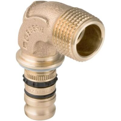 Geberit Rohrverbindungstechnik, Mepla Übergangswinkel Rotguss, mit Aussengewinde 16mmx3/4 (Winkelverbindung) Geberit Rohrverbindungstechnik, Mepla Übergangswinkel Rotguss, mit Aussengewinde 16mmx3/4 (Winkelverbindung)