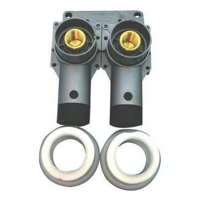 VVS Trading, Rohrverbindungstechnik, koblingsdåse til gips 15 mm x 1/2" dobbelt VVS Trading, Rohrverbindungstechnik, koblingsdåse til gips 15 mm x 1/2" dobbelt