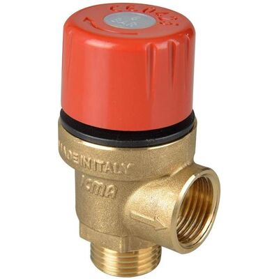 Icma, Ventil, SAFETY VALVE 1/2 2.5 BAR. M/F Icma, Ventil, SAFETY VALVE 1/2 2.5 BAR. M/F