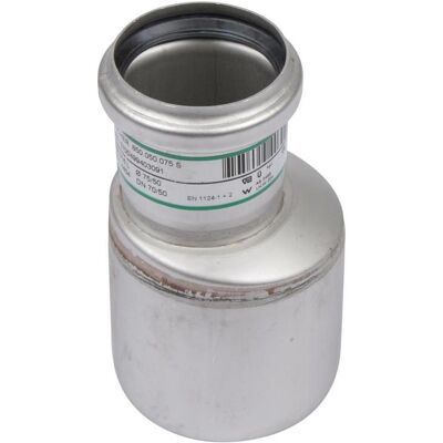 Blücher Exzentrische Reduktion 75-50mm - Rohrfitting Blücher Exzentrische Reduktion 75-50mm - Rohrfitting