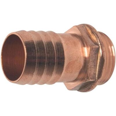 Mega Schlauchanschluss 19mm 3/4 Zoll - Außengewinde & Sechskant Mega Schlauchanschluss 19mm 3/4 Zoll - Außengewinde & Sechskant