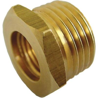 EWO, Schlauchanschluss + Schlauchverbinder, Reduziernippel Messing Aussengewinde G 1/4 ″ Innengewinde G 1/8 ″ (13.16 mm) EWO, Schlauchanschluss + Schlauchverbinder, Reduziernippel Messing Aussengewinde G 1/4 ″ Innengewinde G 1/8 ″ (13.16 mm)