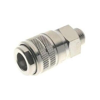 RS PRO, Rohrverbindungstechnik, Druckluft-Schnellkupplung Messing, G1/4 Ste (Rohrkupplung) RS PRO, Rohrverbindungstechnik, Druckluft-Schnellkupplung Messing, G1/4 Ste (Rohrkupplung)
