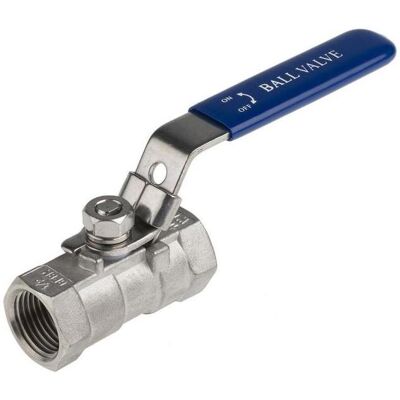 RS PRO, Ventil, Kugelventil 1/2" 1-teilig RS PRO, Ventil, Kugelventil 1/2" 1-teilig