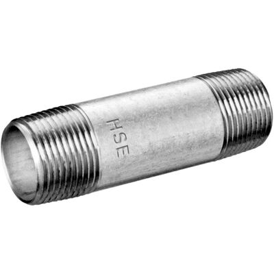 Hermann schmidt, Rohrverbindungstechnik, HS Rohrdoppelnippel 530/23 DN 50, 2x250, verzinkt (Doppelnippel) Hermann schmidt, Rohrverbindungstechnik, HS Rohrdoppelnippel 530/23 DN 50, 2x250, verzinkt (Doppelnippel)