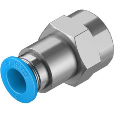 Festo, Rohrverbindungstechnik, Push-in Fitting, Female G1/4, 8mm (Rohrverschraubung) Festo, Rohrverbindungstechnik, Push-in Fitting, Female G1/4, 8mm (Rohrverschraubung)