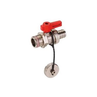 KFA, Zubehör Sanitärinstallation, Ablasskugelhahn mit 3/4 Zoll Anschluss und Stopfen 705-010-20 KFA, Zubehör Sanitärinstallation, Ablasskugelhahn mit 3/4 Zoll Anschluss und Stopfen 705-010-20