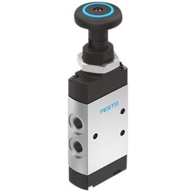 Festo, Ventil, Manuelles Drucktasterventil 5/2 G1/8″ 1MPa Luft Festo, Ventil, Manuelles Drucktasterventil 5/2 G1/8″ 1MPa Luft