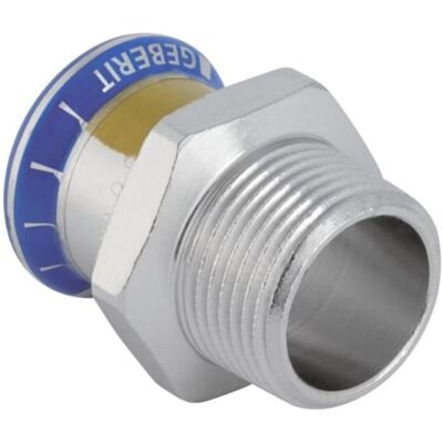 Geberit Rohrverbindungstechnik, Gas-Übergang Mapress d 42xR 1 1/2, AG, f Nat u Fl.-Gas, ES Geberit Rohrverbindungstechnik, Gas-Übergang Mapress d 42xR 1 1/2, AG, f Nat u Fl.-Gas, ES
