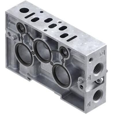 Festo, Rohrverbindungstechnik, Sub-base for ISO 15407-1 Valves, G1/4" Festo, Rohrverbindungstechnik, Sub-base for ISO 15407-1 Valves, G1/4"