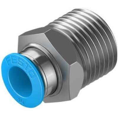 Festo, Rohrverbindungstechnik, Verschraubung, Druckluft, Messing, 30.4mm, R1/2″, Gewindestift (Rohrverschraubung) Festo, Rohrverbindungstechnik, Verschraubung, Druckluft, Messing, 30.4mm, R1/2″, Gewindestift (Rohrverschraubung)