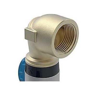 Geberit FlowFit Übergangsbogen 90° bleifreier Rotguss - Rohrverbinder Geberit FlowFit Übergangsbogen 90° bleifreier Rotguss - Rohrverbinder