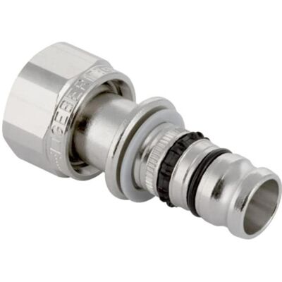 Geberit Rohrverbindungstechnik, Anschluss Mepla d 20mmxG 1/2, m ÜM, vernickelt, Messing Geberit Rohrverbindungstechnik, Anschluss Mepla d 20mmxG 1/2, m ÜM, vernickelt, Messing