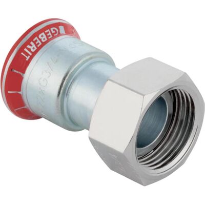 Geberit Rohrverbindungstechnik, Geb. Mapress FZ overg 22x3/4 - Mapress FZ tilslutning med omløber d22mm G3/4 Geberit Rohrverbindungstechnik, Geb. Mapress FZ overg 22x3/4 - Mapress FZ tilslutning med omløber d22mm G3/4