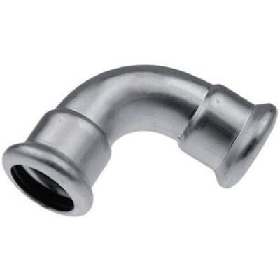 Kan, Zubehör Sanitärinstallation, therm Pressed elbow 90 ° 54mm stainless steel - 6190261 Kan, Zubehör Sanitärinstallation, therm Pressed elbow 90 ° 54mm stainless steel - 6190261