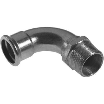 Kan, Zubehör Sanitärinstallation, therm long elbow with external thread 15x1 Kan, Zubehör Sanitärinstallation, therm long elbow with external thread 15x1