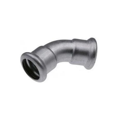 Kan, Zubehör Sanitärinstallation, therm elbow 108x108 45 degrees Inox, Press (1609068048) Kan, Zubehör Sanitärinstallation, therm elbow 108x108 45 degrees Inox, Press (1609068048)