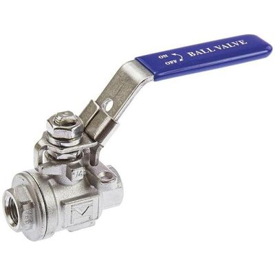 RS PRO, Ventil, Zweit. Edelst.-Kugelv.,1/4in. BSPP F-F RS PRO, Ventil, Zweit. Edelst.-Kugelv.,1/4in. BSPP F-F