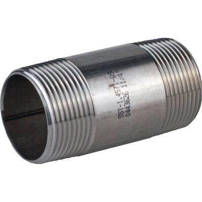 Springer, Rohrverbindungstechnik, Rohrdoppelnippel EN 10226-1 NPS=4 ″ 31004 L 120 mm (Doppelnippel) Springer, Rohrverbindungstechnik, Rohrdoppelnippel EN 10226-1 NPS=4 ″ 31004 L 120 mm (Doppelnippel)