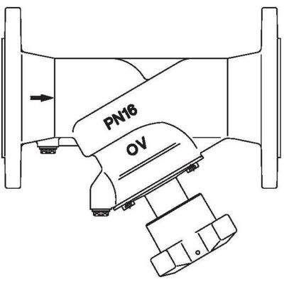 Oventrop, Zubehör Sanitärinstallation, OV Strangabsperrventil Hydrocontrol AFC PN 16 absperrbar Flansch Grauguss DN 80 Oventrop, Zubehör Sanitärinstallation, OV Strangabsperrventil Hydrocontrol AFC PN 16 absperrbar Flansch Grauguss DN 80