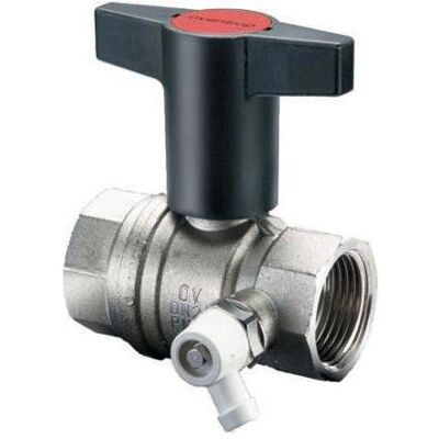 Oventrop, Zubehör Sanitärinstallation, OV Knebelgriff-Kugelhahn Optibal PN 16 MS mit Entleerung DN 15 1/2Zoll IG Oventrop, Zubehör Sanitärinstallation, OV Knebelgriff-Kugelhahn Optibal PN 16 MS mit Entleerung DN 15 1/2Zoll IG
