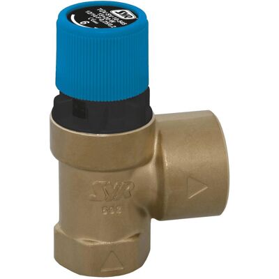 Magni, Ventil, SYR Syrobloc Sicherheitsventil 6 bar, 1/2" Magni, Ventil, SYR Syrobloc Sicherheitsventil 6 bar, 1/2"