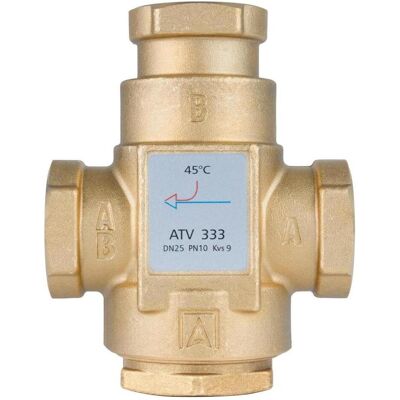 Afriso, Ventil, ATV 333 temperature valve, DN25, Rp1 ", kvs 9, 45 ° C Afriso, Ventil, ATV 333 temperature valve, DN25, Rp1 ", kvs 9, 45 ° C