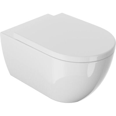 Masterjero, Toilette + Bidet, Toilet Arc Wall Hung White Masterjero, Toilette + Bidet, Toilet Arc Wall Hung White