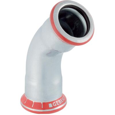 Geberit Rohrverbindungstechnik, elbow 45 ° C-STAHL 54 mm (23608) buy cheap online (Winkelverbindung) Geberit Rohrverbindungstechnik, elbow 45 ° C-STAHL 54 mm (23608) buy cheap online (Winkelverbindung)