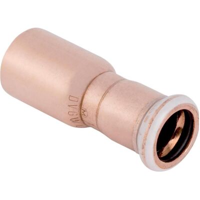 Geberit Rohrverbindungstechnik, Reduktion Mapress d= 42mmx22mm, mit Einschubende, Kupfer (Rohrreduktion) Geberit Rohrverbindungstechnik, Reduktion Mapress d= 42mmx22mm, mit Einschubende, Kupfer (Rohrreduktion)
