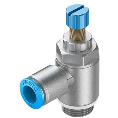 Festo, Ventil, GRLA-1/2-QS-12-RS-D 534344 Drossel-Rückschlagventi Festo, Ventil, GRLA-1/2-QS-12-RS-D 534344 Drossel-Rückschlagventi