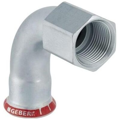 Geberit Rohrverbindungstechnik, Geb. Mapress FZ-Bogen 90° 18 - Mapress FZ-Bogen 90° mit Innengewinde 18mm Rp1/2 Geberit Rohrverbindungstechnik, Geb. Mapress FZ-Bogen 90° 18 - Mapress FZ-Bogen 90° mit Innengewinde 18mm Rp1/2