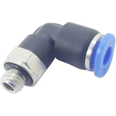 Tru Components, Rohrverbindungstechnik, Winkelverbinder PL4-M5C Rohr-Ø: 4 mm Gewinde-Mass: M5 x 0.8 1 Tru Components, Rohrverbindungstechnik, Winkelverbinder PL4-M5C Rohr-Ø: 4 mm Gewinde-Mass: M5 x 0.8 1