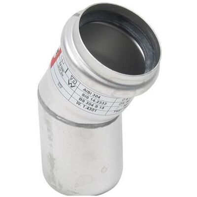 Blücher Bøjn. 30° 50mm Edelstahl - Rohrverbinder Blücher Bøjn. 30° 50mm Edelstahl - Rohrverbinder