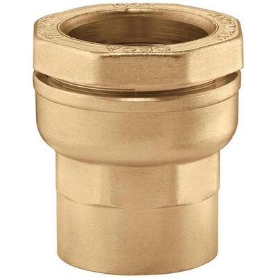 Caleffi, Rohrverbindungstechnik, Anschlussverschraubung 860 Messing 20 x 1/2" IG (Rohrverschraubung) Caleffi, Rohrverbindungstechnik, Anschlussverschraubung 860 Messing 20 x 1/2" IG (Rohrverschraubung)