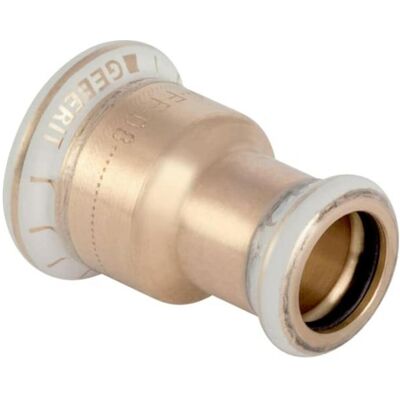 Geberit Rohrverbindungstechnik, Muffe Mapress d= 22mm, reduziert, Kupfer (Pressverbindung) Geberit Rohrverbindungstechnik, Muffe Mapress d= 22mm, reduziert, Kupfer (Pressverbindung)
