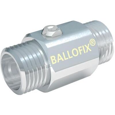 Broen, Ventil, Ballofix 1/2" nippel/nippel med greb Broen, Ventil, Ballofix 1/2" nippel/nippel med greb