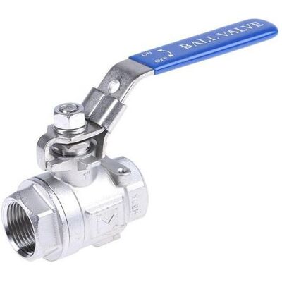 RS PRO, Ventil, Zweit. Edelst.-Kugelv.,1in. BSPP F-F RS PRO, Ventil, Zweit. Edelst.-Kugelv.,1in. BSPP F-F