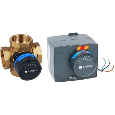 Afriso, Ventil, ProClick control kit: 4-way rotary mixing valve ARV 485 ProClick, with electric actuator ARM 343 Pro Afriso, Ventil, ProClick control kit: 4-way rotary mixing valve ARV 485 ProClick, with electric actuator ARM 343 Pro