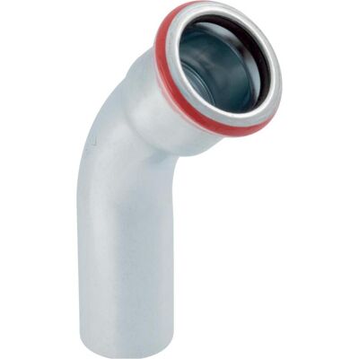 Geberit Rohrverbindungstechnik, elbow 45 ° Mapress C-Stahl single socket 54 mm (23708) (Winkelverbindung) Geberit Rohrverbindungstechnik, elbow 45 ° Mapress C-Stahl single socket 54 mm (23708) (Winkelverbindung)
