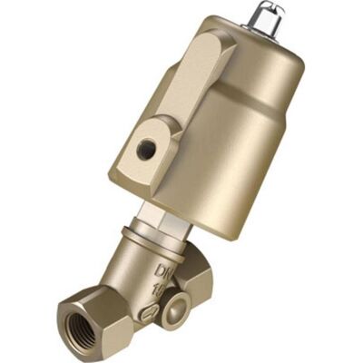 Festo, Ventil, Pneumatisches Schrägsitzventil 2/2 G1/2″ 10bar Luft / Dampf / Wasser / Öl / Flüssigkeit Festo, Ventil, Pneumatisches Schrägsitzventil 2/2 G1/2″ 10bar Luft / Dampf / Wasser / Öl / Flüssigkeit
