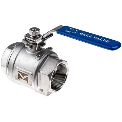 RS PRO, Ventil, Zweit. Edelst.-Kugelv.,2in. BSPP F-F RS PRO, Ventil, Zweit. Edelst.-Kugelv.,2in. BSPP F-F