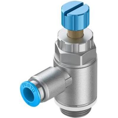 Festo, Ventil, GRLA-3/8-QS-8-RS-D 534342 Drossel-Rückschlagventi Festo, Ventil, GRLA-3/8-QS-8-RS-D 534342 Drossel-Rückschlagventi