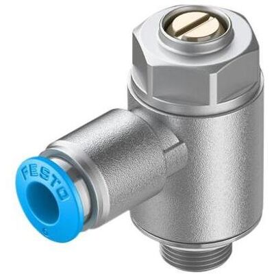 Festo, Ventil, Medium-Drosselventil, G1/8″ / QS-6, 20kPa... 1MPa, 400L/min Festo, Ventil, Medium-Drosselventil, G1/8″ / QS-6, 20kPa... 1MPa, 400L/min