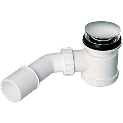 McAlpine, Siphon, Siphon Siphon für Duschwanne mit Click-Clack-Stecker 52 mm Chrom (HC26CLCP) McAlpine, Siphon, Siphon Siphon für Duschwanne mit Click-Clack-Stecker 52 mm Chrom (HC26CLCP)