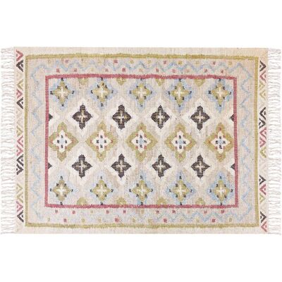 Beliani Jute Teppich Multicolour Terkos - Teppich Beliani Jute Teppich Multicolour Terkos - Teppich