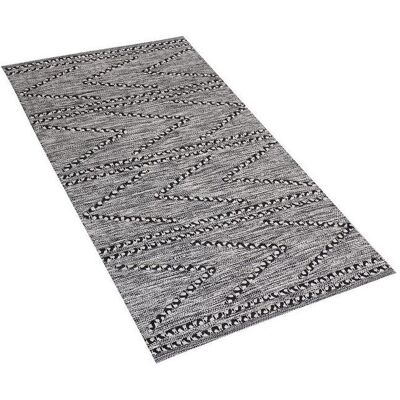 Beliani Baumwoll Teppich mit geometrischem Muster - 80x150cm Beliani Baumwoll Teppich mit geometrischem Muster - 80x150cm